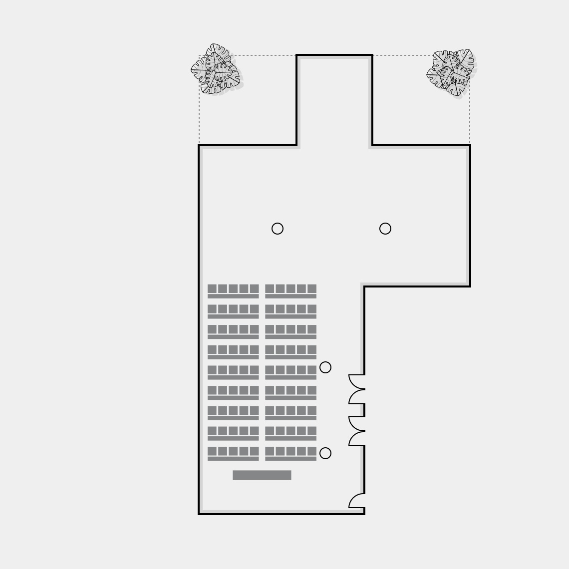 Foto del plano de sala Almirante Guillermo Brown forma Escuela